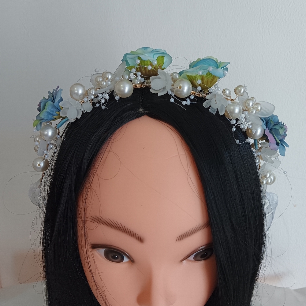 Floral Pearl Headband
